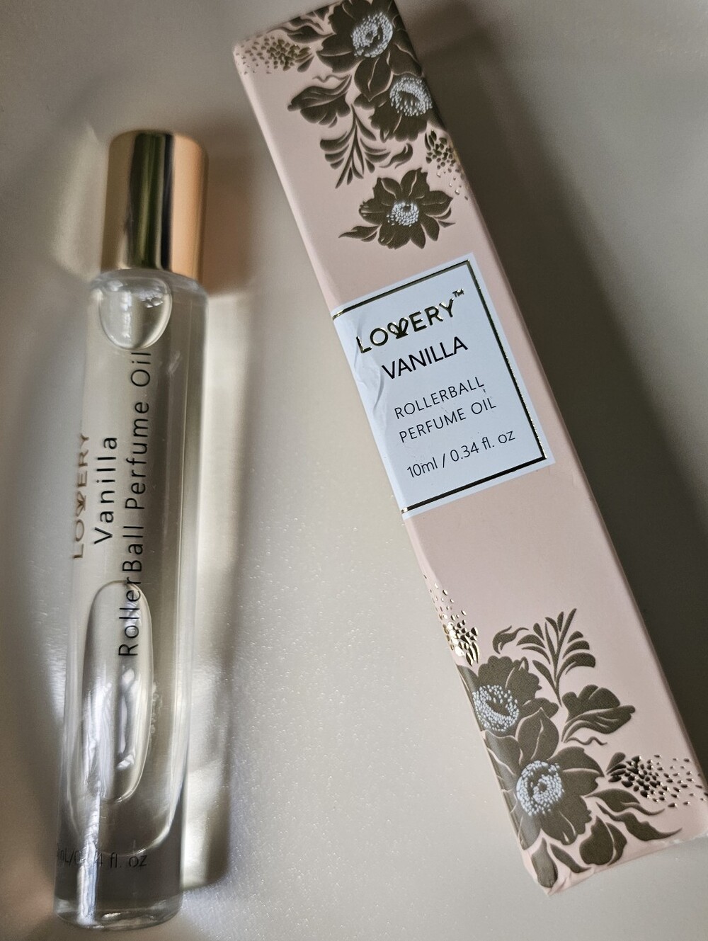 LOVERY ,Vanilla Rollerball Perfume Oil, New In Box